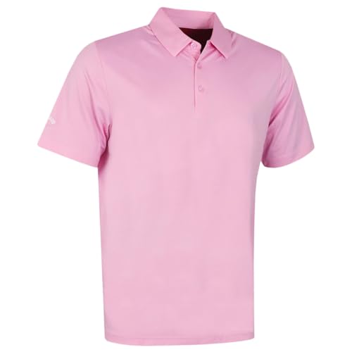 Callaway Golf Herren Swingtech Fest Stretch Golf-Polo-Hemd - Lilac Chiffon - M von Callaway Apparel