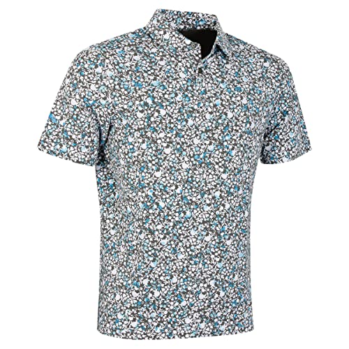 Callaway Golf Herren künstlicher Swingtech Polo Shirt - Schwarz Lichen - M von Callaway