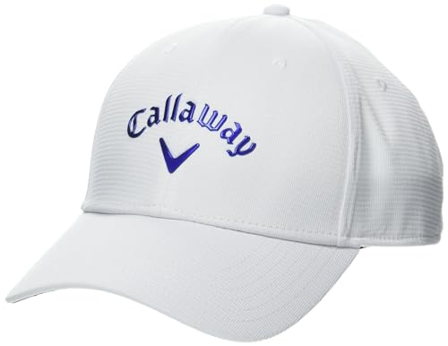 Callaway Golf Liquid Metal Collection Kopfbedeckung (Größe XL, Weiß/Dunkelkobalt) von Callaway