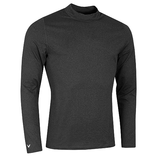 Callaway Golf Mens Crew Neck Baselayer - Ebenholz Heidekraut - L von Callaway
