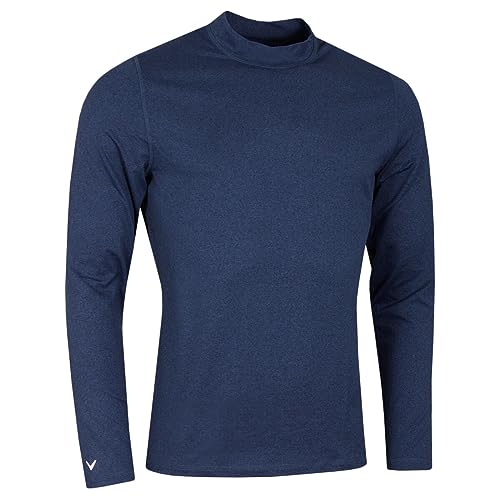 Callaway Golf Mens Crew Neck Baselayer - Echtes marineblaues Heidekraut - L von Callaway