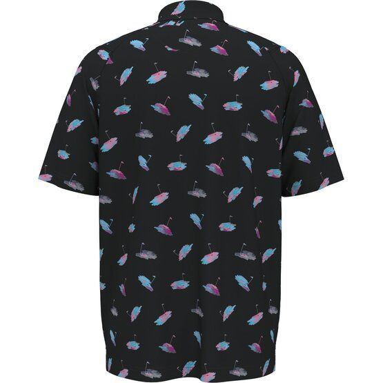 Callaway Golf Novelty Print Halbarm Polo anthrazit von Callaway