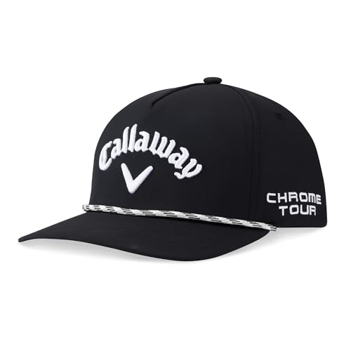 Callaway Unisex TA Performance Pro Rope Beanie-Mütze, Schwarz, Taille Unique von Callaway