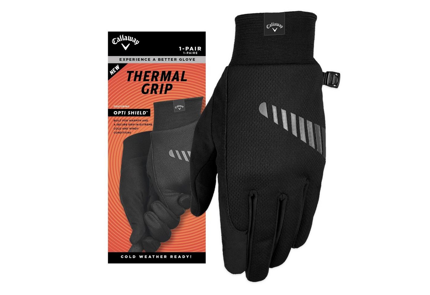 Callaway Golfhandschuh Callaway Thermal Grip Damen Handschuhe (1 Paar) Wasserabweisend I winddicht von Callaway