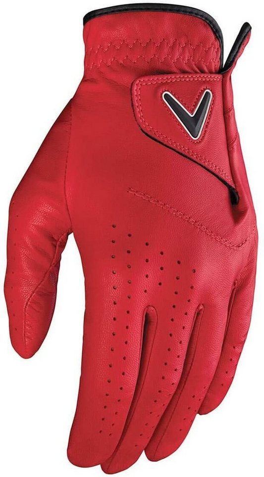 Callaway Golfhandschuhe Callaway Golf 2019 Herren Opti-Color Premium Leder Golfhandschuhe (1-St) Leder,OptiFit,verstellbarer Verschluss,dünn & leicht von Callaway