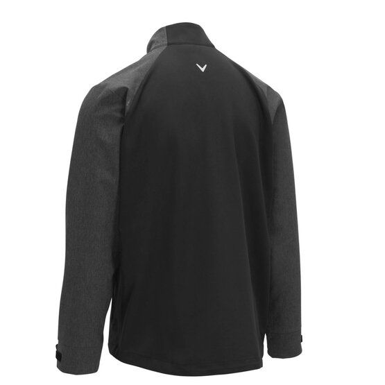 Callaway HEATHERED 1/4 ZIP WINDJACKET Langarm Windshirt schwarz von Callaway