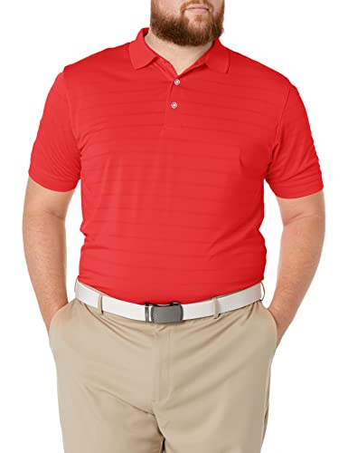 Callaway Herren Opti-dri Golf-Poloshirt, kurzärmelig Golfhemd, Salsa, XL von Callaway