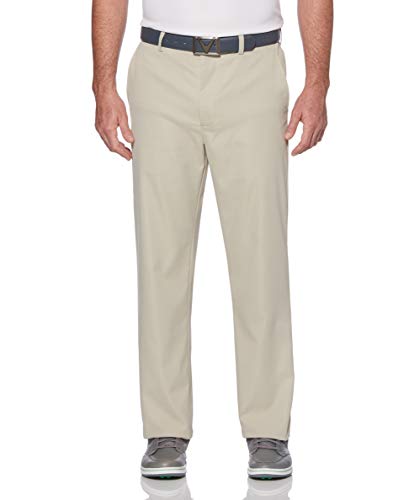 Callaway Herren Pro Spin 3.0 Stretch aktivem Bund (Taillengröße 30-42 Big & Tall) Golfhose, Plaza Taupe, 38W x 36L von Callaway