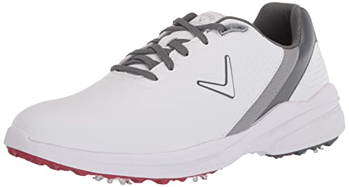 Callaway Herren Solana TRX V2 Golfschuh, weiß/grau, 45.5 EU Weit von Callaway