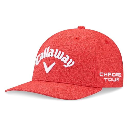 Callaway Herren TA Performance Pro Golfkappe, Meliert Rot, Einheitsgröße von Callaway