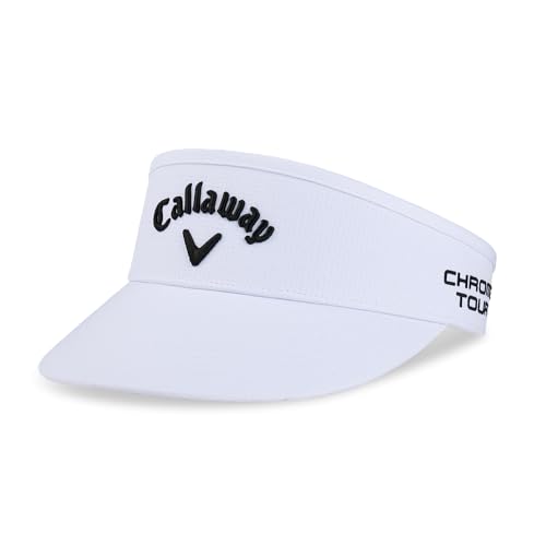 Callaway Herren Visier mit hoher Krone Verschluss, Weiss/opulenter Garten, One Size von Callaway