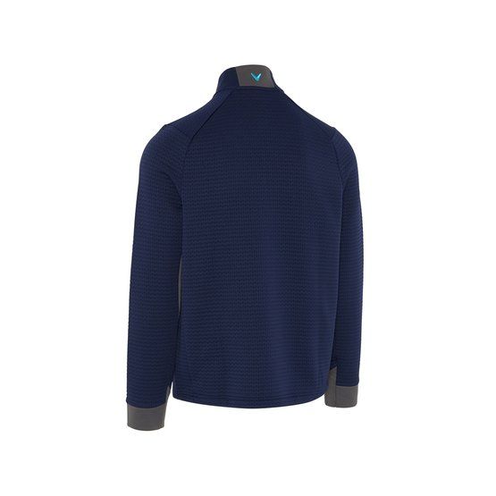 Callaway MIDWEIGHT TEXTURED 1/4 ZIP FLEECE Thermo Midlayer navy Callaway MIDWEIGHT TEXTURED 1/4 ZIP FLEECE Thermo Midlayer navy von Callaway