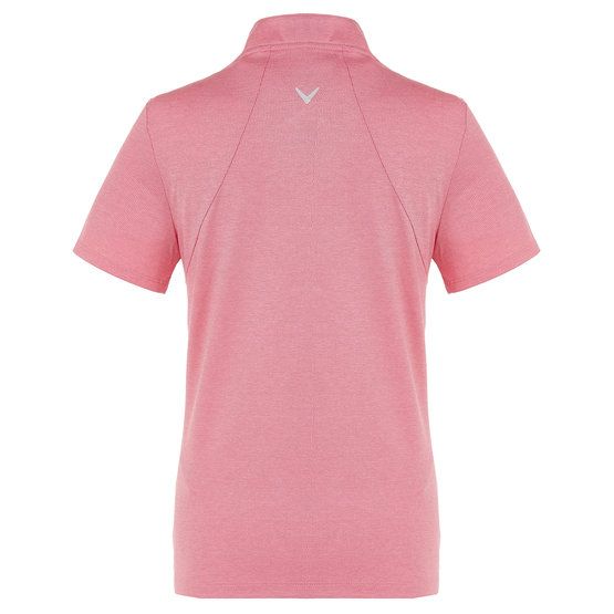 Callaway SHORT SLEEVE TONAL HEATHER Halbarm Polo pink von Callaway