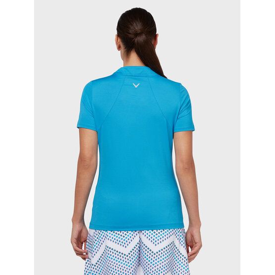 Callaway SHORT SLEEVE TONAL HEATHER POLO kobalt von Callaway