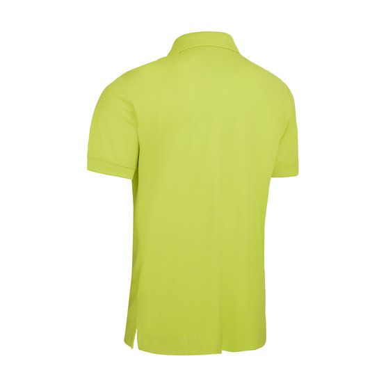 Callaway SOLID RIBBED Halbarm Polo lime von Callaway