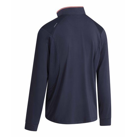 Callaway Textured Print 1/4 Pullover navy von Callaway