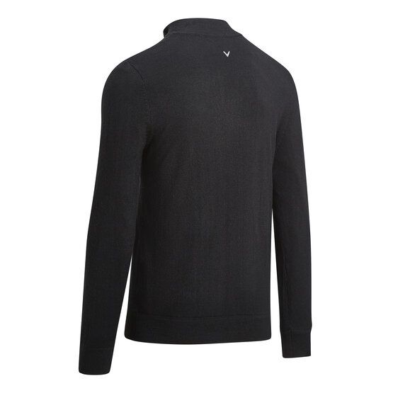 Callaway WINDSTOPPER 1/4 ZIPPED SWEATER Windstopp Strick schwarz von Callaway