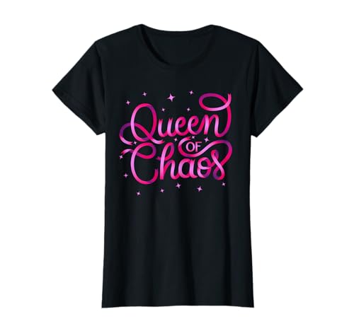 CalliLetters Königin des Chaos T-Shirt, Damen, Frauen, Langarm, Klassisch, Schwarz, XS CalliLetters Königin des Chaos T-Shirt, Damen, Frauen, Langarm, Klassisch, Schwarz, XS von CalliLetters, handgemacht in Wien