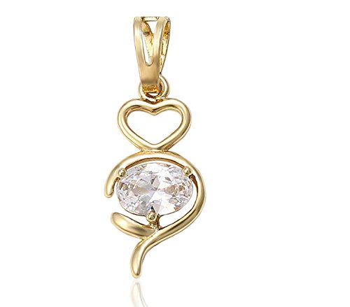 Liebesglück Kette Gold 14K echt vergoldet Luxus Schmuck Callissi Liebe Glück Weihnachten Valentinstag Weltfrauentag Frau Freundin Geschenk Partnerin Jahrestag Damen (45) von Callissi