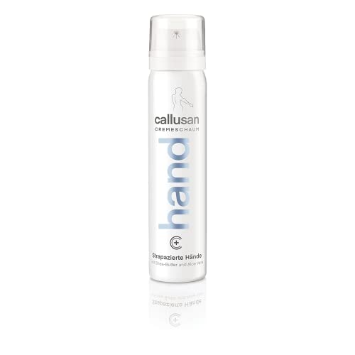 Callusan Cremeschaum Handcreme Hand + 75 ml – Feuchtigkeitscreme Schaum mit Aloe Vera & Shea Butter für strapazierte Hände Callusan Cremeschaum Handcreme Hand + 75 ml – Feuchtigkeitscreme Schaum mit Aloe Vera & Shea Butter für strapazierte Hände von Callusan
