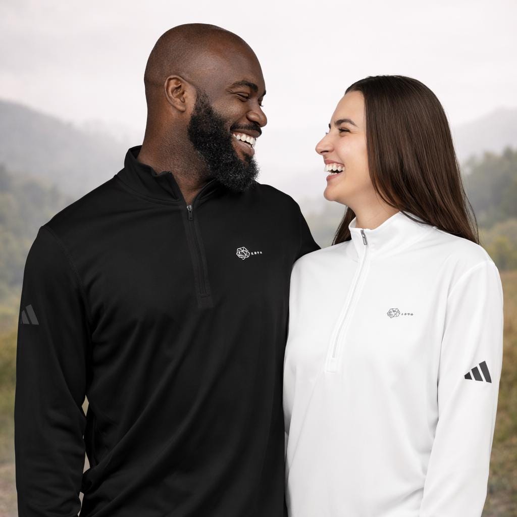 Calm Path Performance Quarter-Zip von CalmLayerStudio