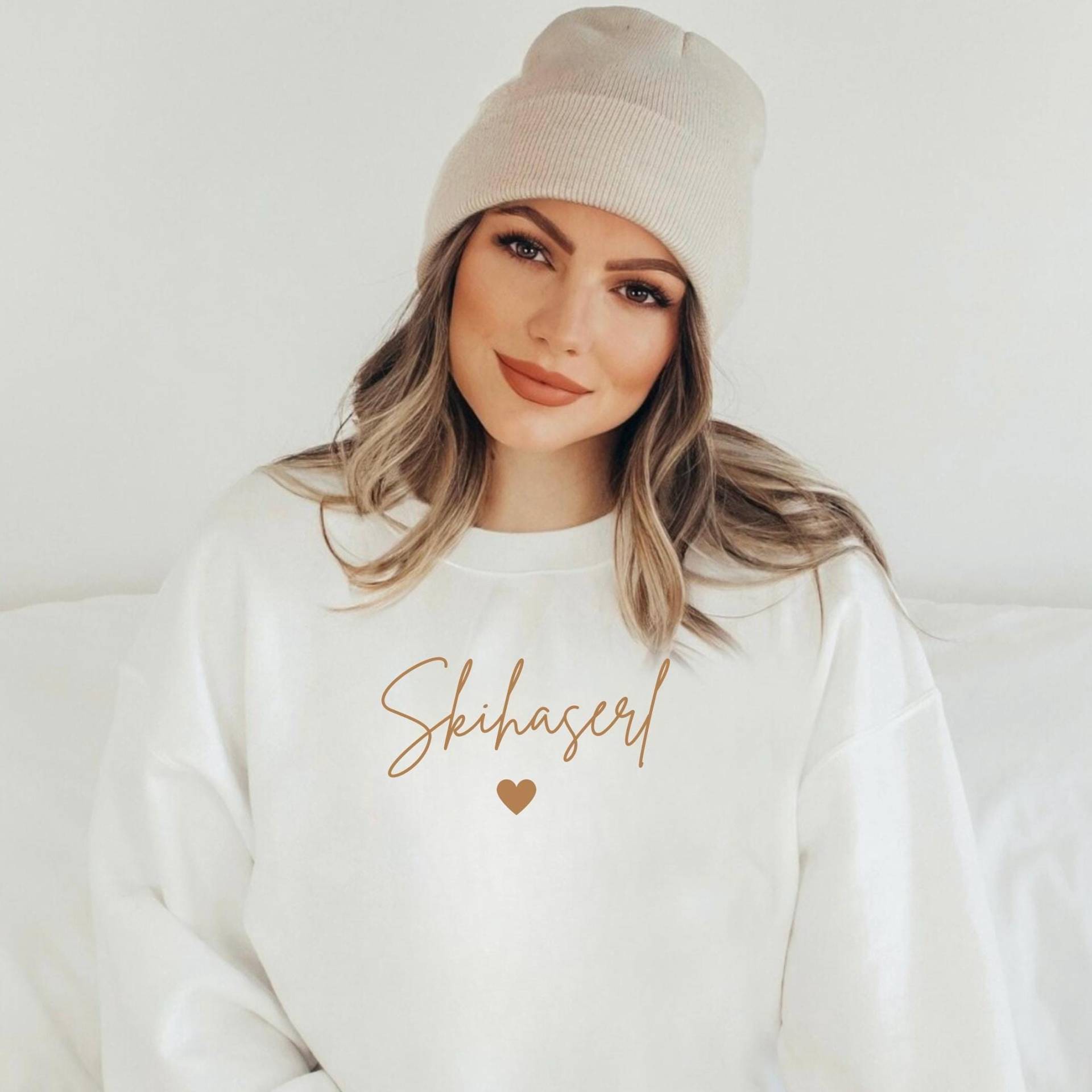 Skihaserl Sweatshirt, Skiurlaub Sweatshirt Für Frauen, Mädels Ski Trip Pullover, Freundinnen Hoodie, Berg Pullover von CalmetCharme