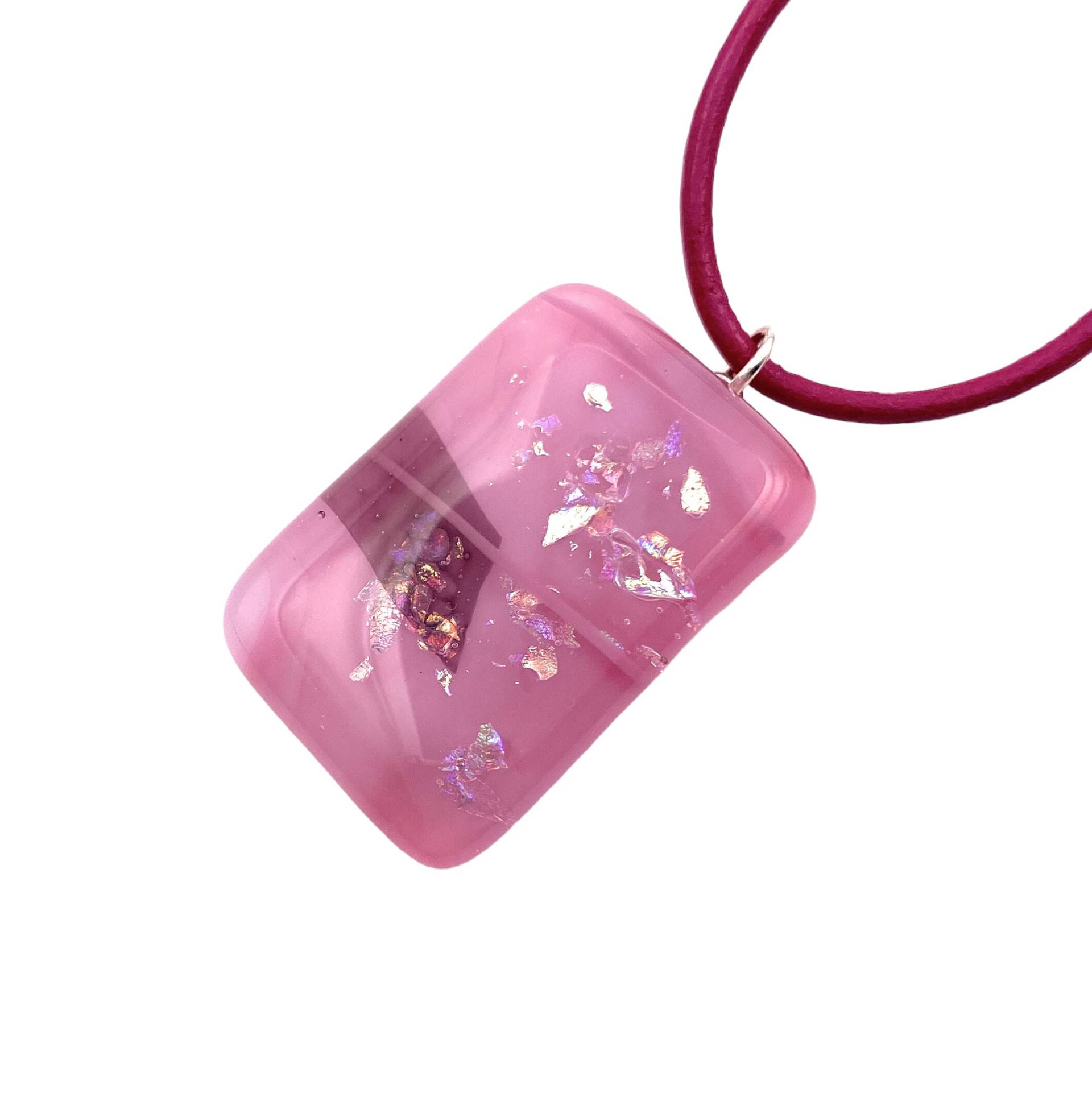 Sale Glas Anhänger, Dichroic Handgemachter Anhänger Aus Geschmolzenem Glas, Abstrakter Sale Glas Anhänger, Dichroic Handgemachter Anhänger Aus Geschmolzenem Glas, Abstrakter von CalonGlass