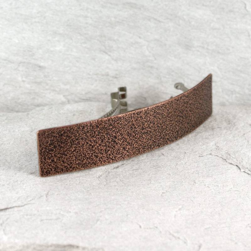 Handgemachte Kupfer Haarspange - Rustikale Metall Haarspange. "Sand' Von Caltha von CalthaJewelry