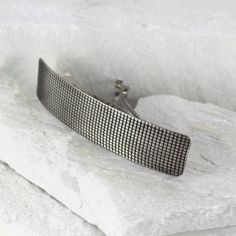 sterling Silber Haarspange - Lange Haarspange, Handgemacht. "Grid' Von Caltha sterling Silber Haarspange - Lange Haarspange, Handgemacht. "Grid' Von Caltha von CalthaJewelry