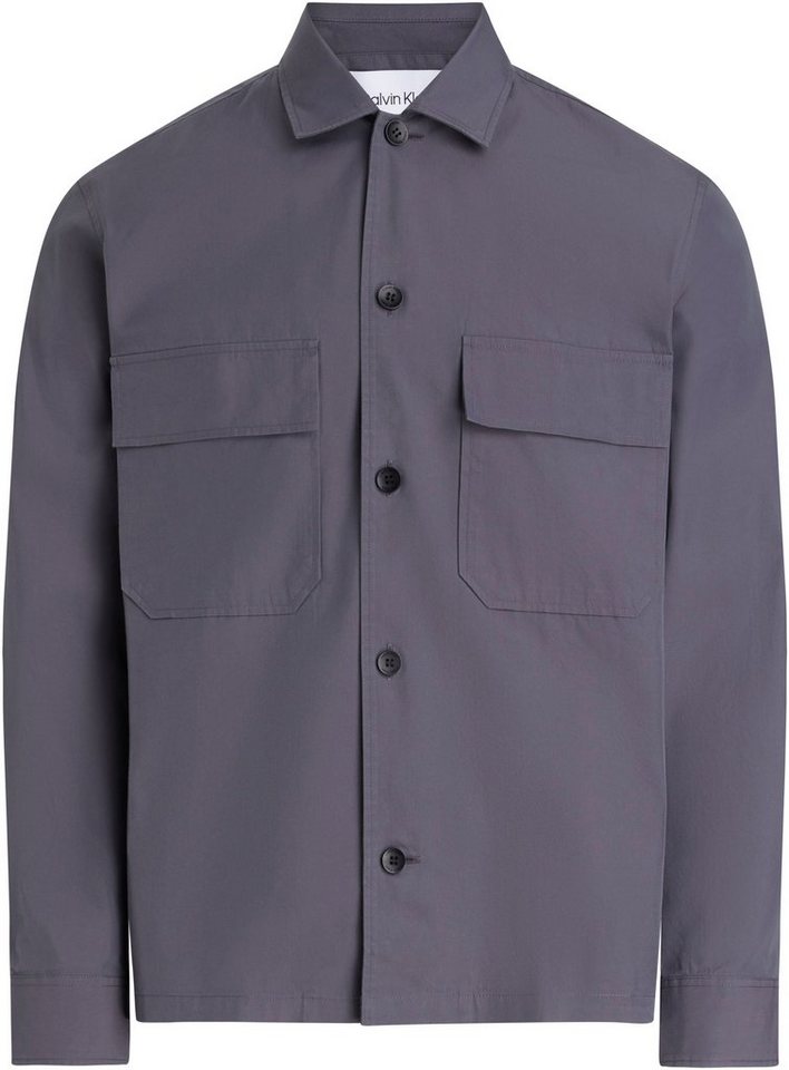 Calvin Klein Big&Tall Langarmhemd BT_COTTON NYLON OVERSHIRT mit Knopfleiste von Calvin Klein Big&Tall