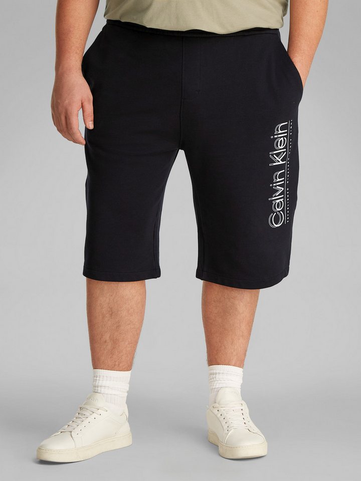 Calvin Klein Big&Tall Shorts BT_CP-DOUBLE LOGO SWEATSHORTS in großen Größen von Calvin Klein Big&Tall
