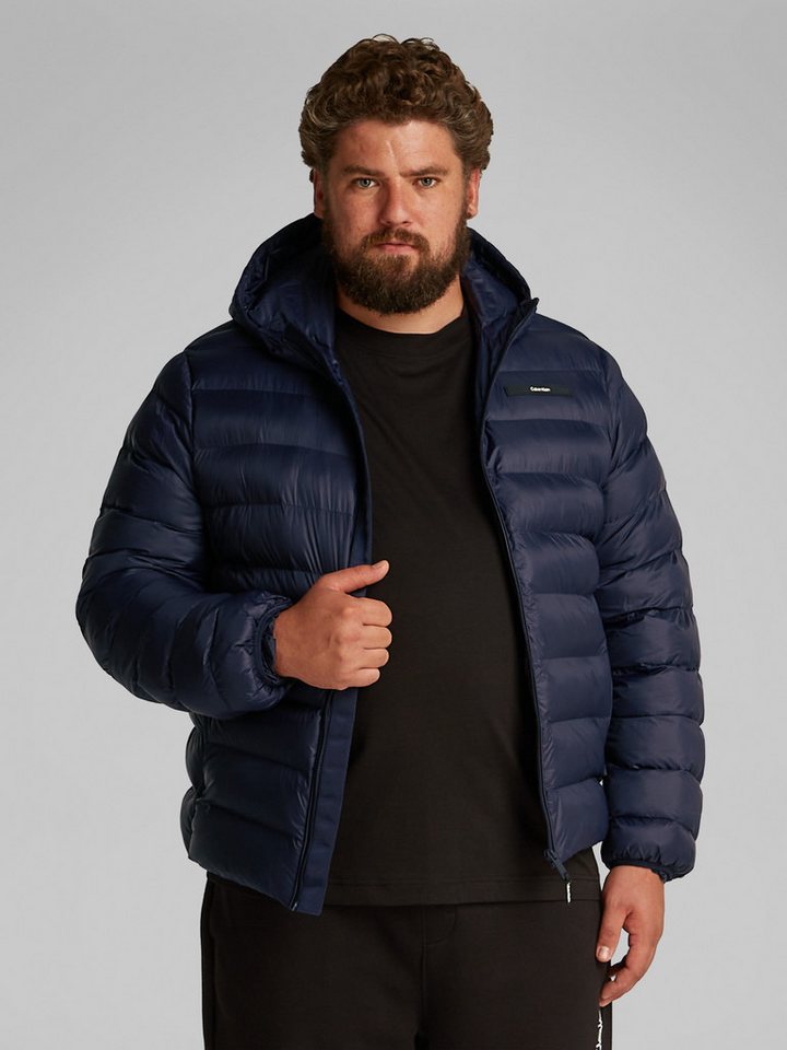 Calvin Klein Big&Tall Steppjacke BT_QUILTED LW HOODED JACKET in Großen Größen mit Logoprint von Calvin Klein Big&Tall