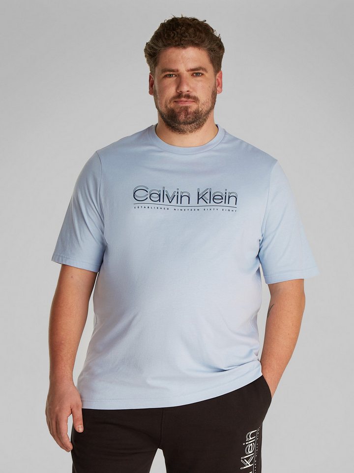 Calvin Klein Big&Tall T-Shirt BT_CP-DOUBLE LOGO T-SHIRT in großen Größen von Calvin Klein Big&Tall