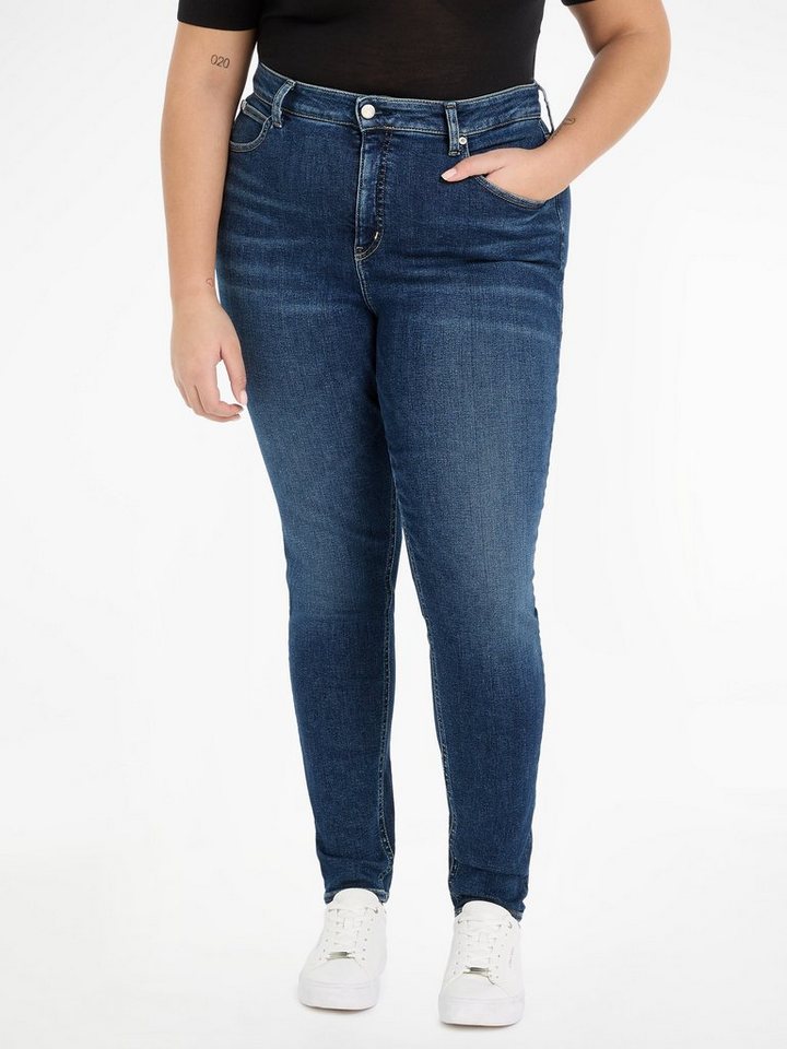 Calvin Klein Jeans Plus Skinny-fit-Jeans HIGH RISE SKINNY PLUS Große Größen Jeans wird in Weiten angeboten von Calvin Klein Jeans Plus