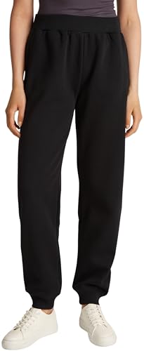 Calvin Klein Damen Jogginghose Raised Embroidery Ck Jog Pant Regular Fit, Schwarz (Ck Black), M von Calvin Klein