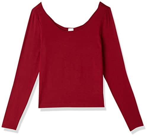 Calvin Klein Damen L/S Crew Neck 000QS6852E Langarm T-Shirts, Rot (Red Carpet), S von Calvin Klein Jeans