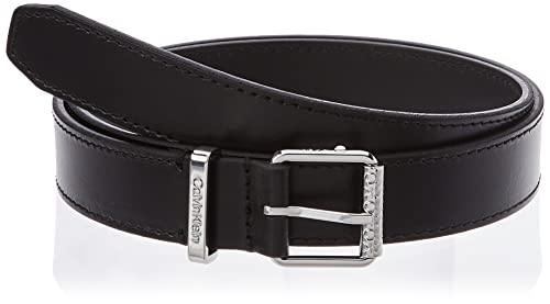 Calvin Klein Damen Must SQR Roller Buckle Belt K60K610008 Gürtel, Schwarz (Ck Black), 80 von Calvin Klein Jeans