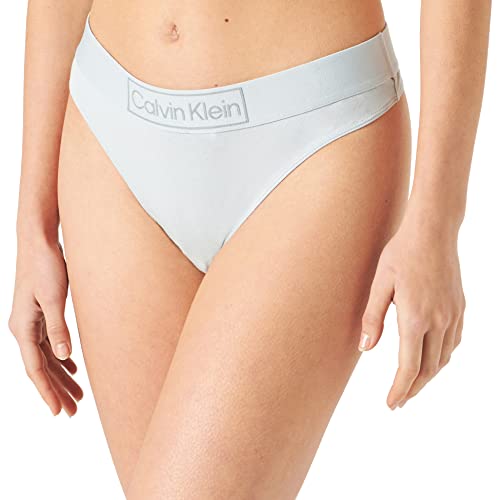 Calvin Klein Damen String Thong mit Stretch, Aqua Pool, S von Calvin Klein Jeans