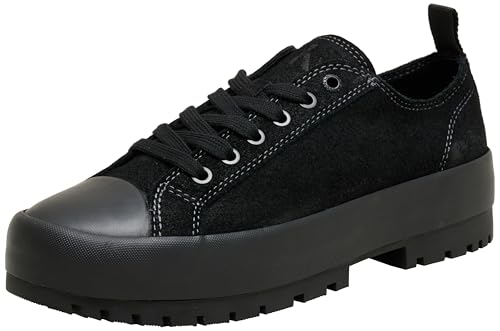 Calvin Klein Herren Hybrid Sneaker Lugged Hybrid Low Laceup Schuhe, Schwarz (Triple Black), 44 von Calvin Klein