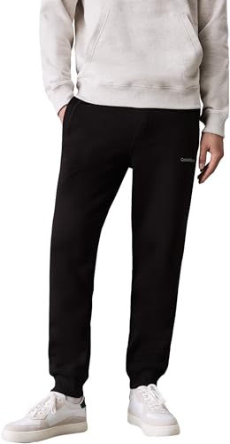Calvin Klein Herren Jogginghose Monologo Pant Lang, Schwarz (Ck Black), XXL von Calvin Klein