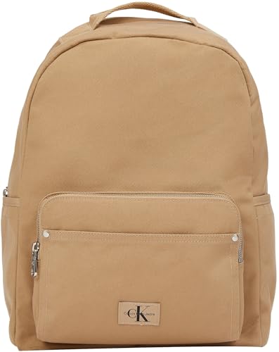 Calvin Klein Herren Rucksack Sport Essentials Campus mit Seitenfächern, Beige (Savannah Tan), Einheitsgröße von Calvin Klein