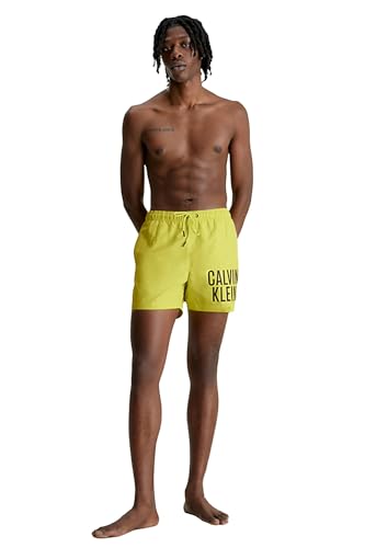 Calvin Klein - Pantaloncino Mare Medio Scritta Calvin Klein KM0KM00794 LRF von Calvin Klein