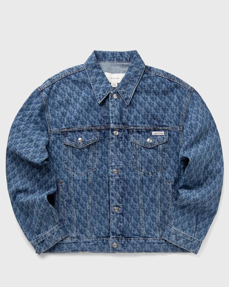 Calvin Klein Jeans 90S MARQUEE AOP TRUCKER JACKET men Denim Jackets multi in Größe:M von Calvin Klein Jeans