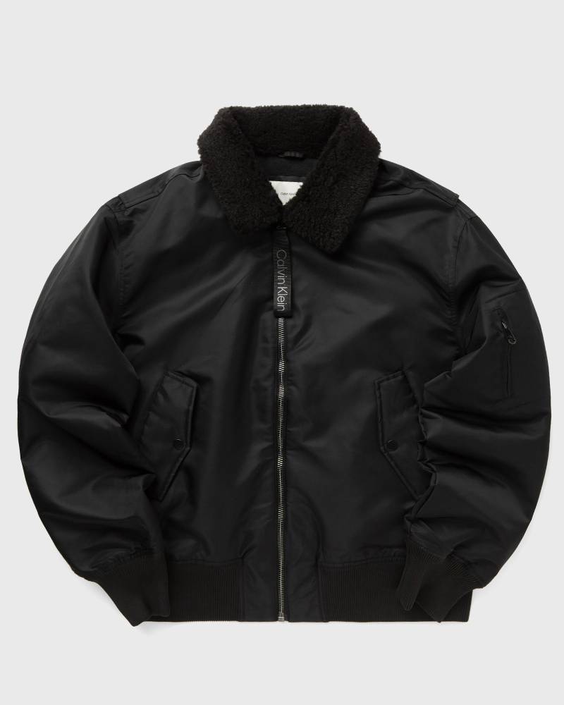 Calvin Klein Jeans AVIATOR SHERPA JACKET men Bomber Jackets black in Größe:M von Calvin Klein Jeans