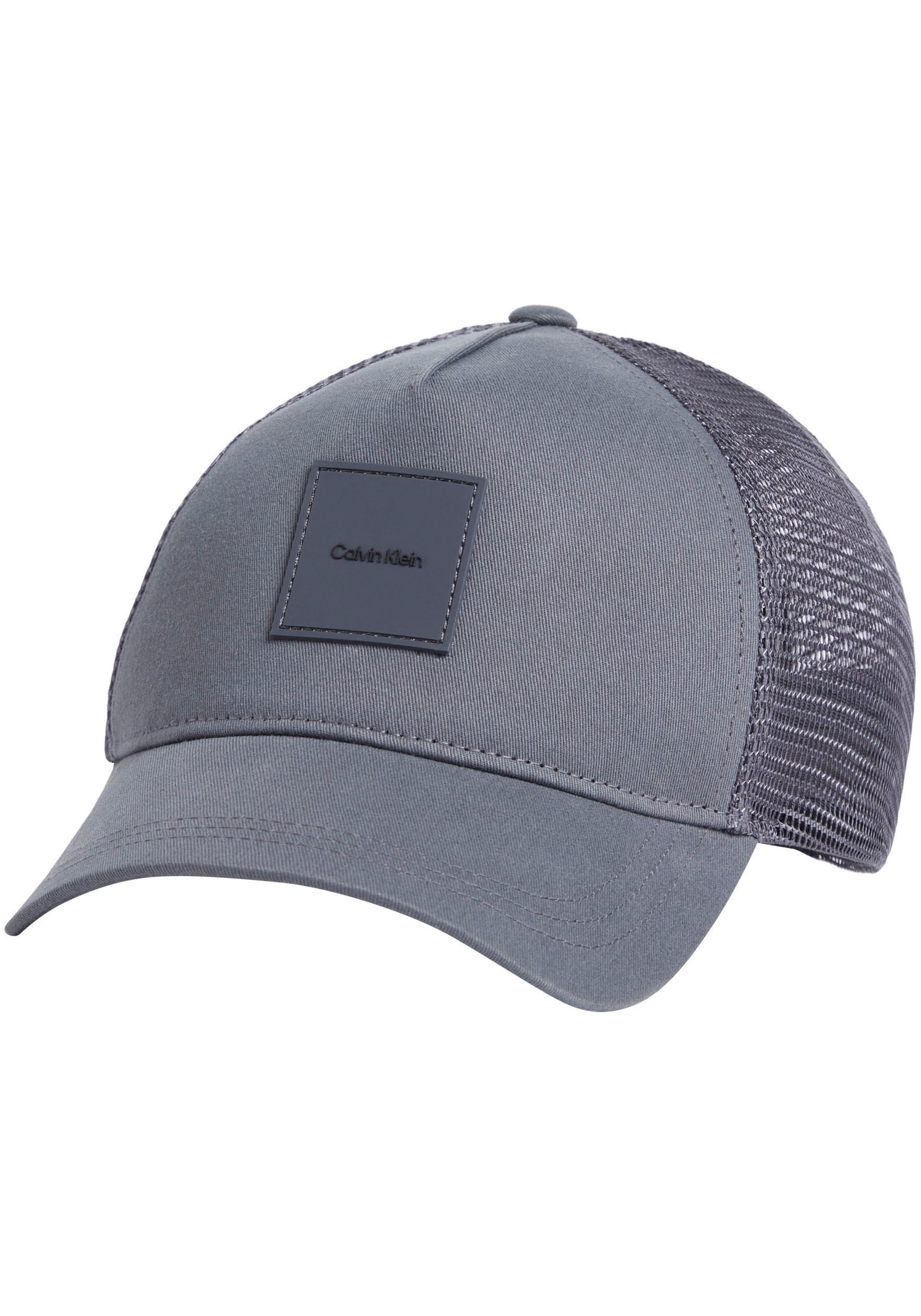Calvin Klein Jeans Baseball Cap "TONAL PATCH TRUCKER" Klettverschluss, unisex von Calvin Klein Jeans