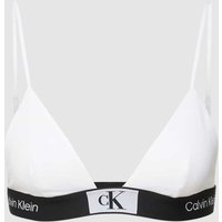 Calvin Klein Underwear Bralette mit elastischem Logo-Bund in Weiss, Größe M von Calvin Klein Underwear