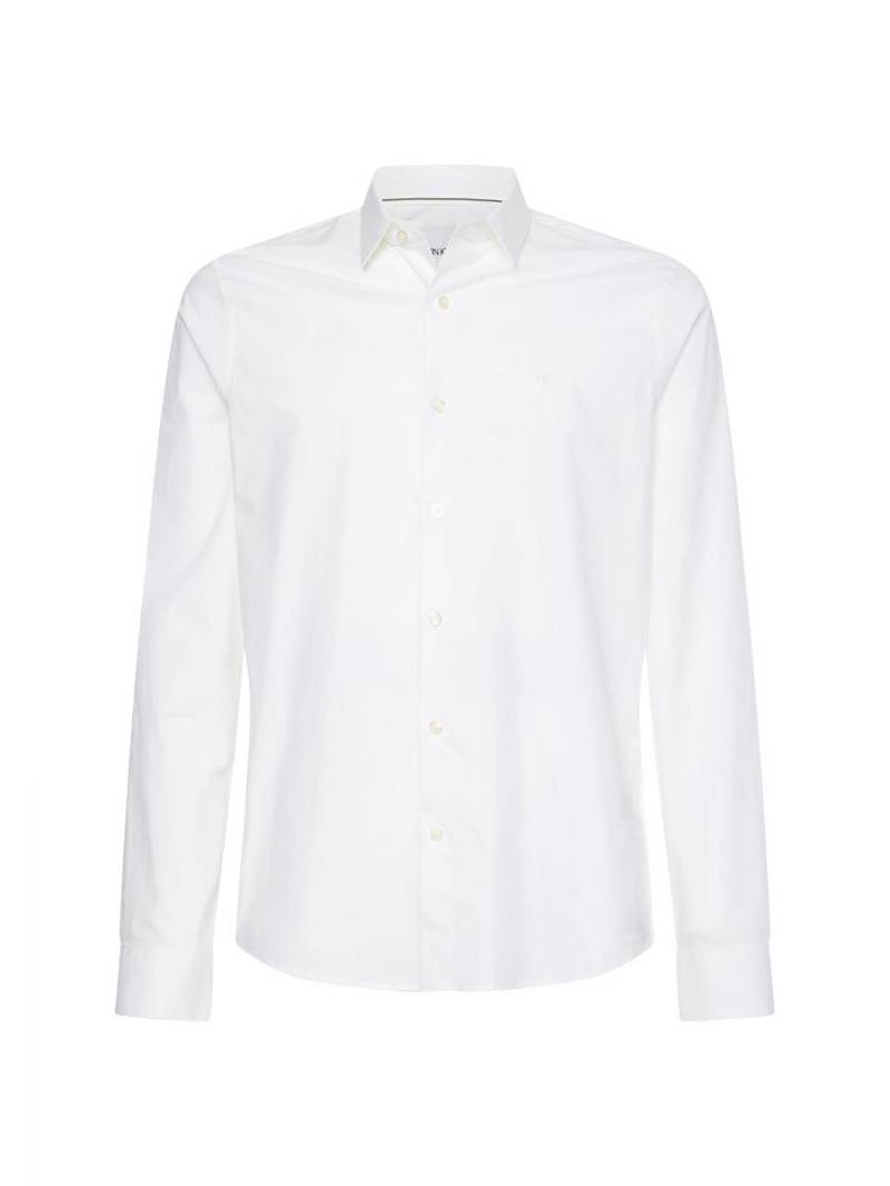 Calvin Klein Jeans - CK CHEST LOGO SLIM STRETCH SHIRT weiß - Gr. - XXL von Calvin Klein Jeans