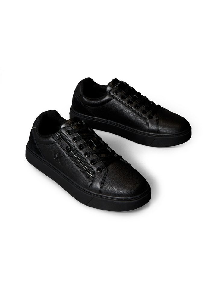 Calvin Klein Jeans CLASSIC CUP LACEUP ZIP LTH Sneaker Schnürschuh, Freizeitschuh, im Basic-Design von Calvin Klein Jeans