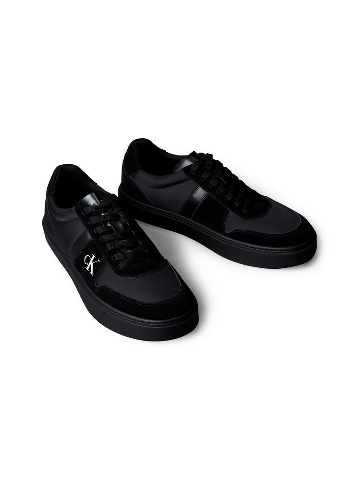 Calvin Klein Jeans CLASSIC CUPS LACE MIX EMB TONGUE Sneaker Schnürschuh, Basket-Sneaker, Freizeitschuh in monochromer Optik von Calvin Klein Jeans