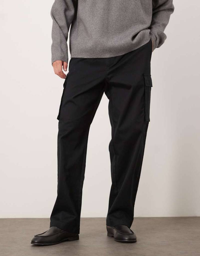 Calvin Klein Jeans - Cargohose mit geradem Schnitt in Schwarz von Calvin Klein Jeans